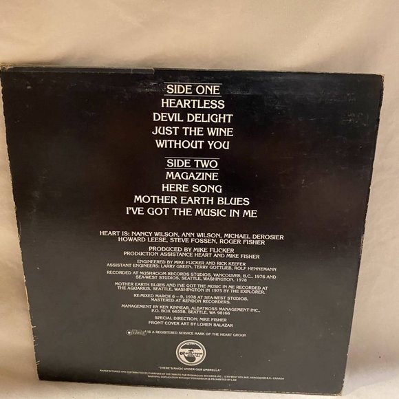 Heart Vinyl Record - Picture 2 of 3